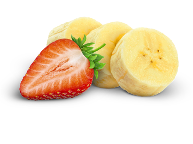 strawberry and banana